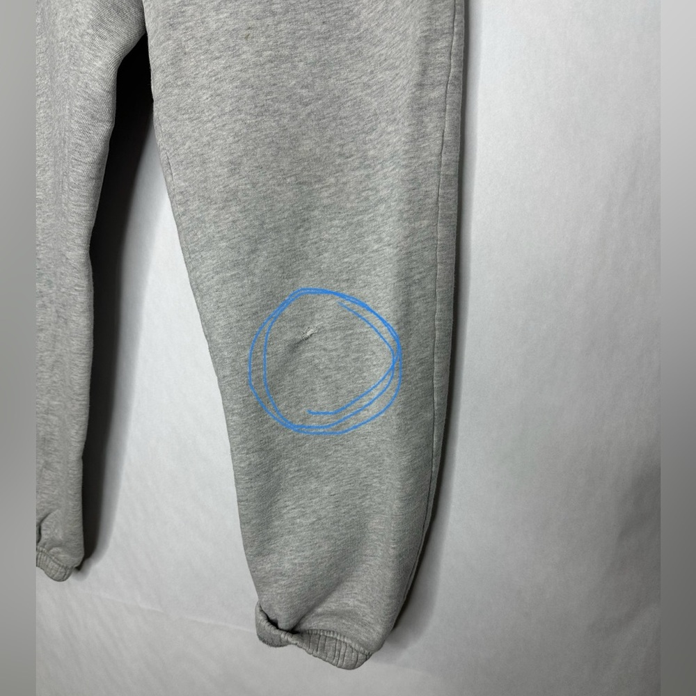 Mate the Label Sweatpants Gray Organic Cotton Sweatpants Size Small Preppy Grey - Picture 8 of 13